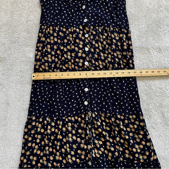 GO SOFTLY DITSY FLORAL MIDI/MAXI DRESS SMALL BOHO PRAIRIE COTTAGECORE FEMININE - Picture 6 of 9